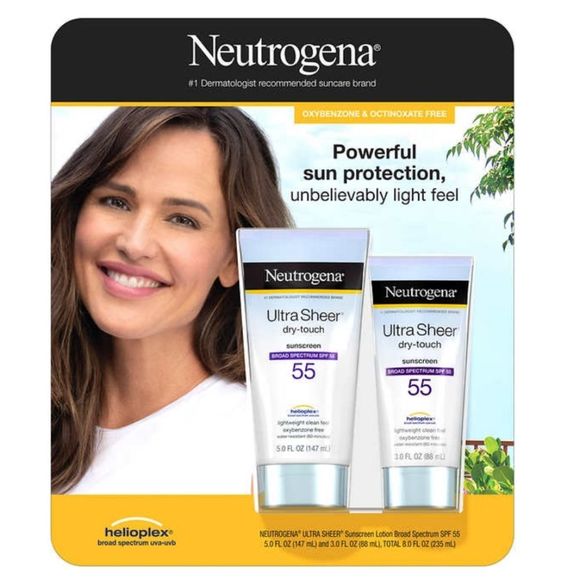 Neutrogena Other - NEUTROGENA Ultra Sheer Dry-Touch Sunscreen Broad Spectrum SPF 55, 5 Floz + 3Floz
